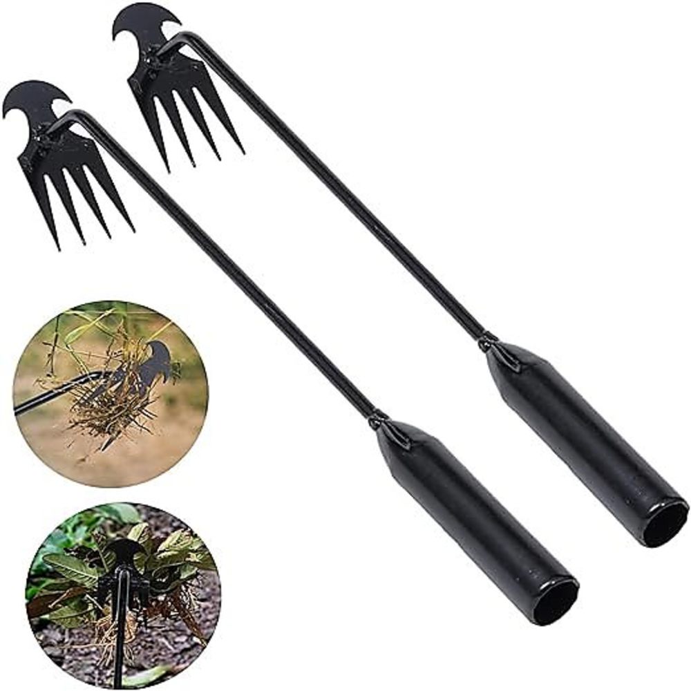 Farming Agriculture Tools - 4 Teeths - Multifunctional Hand Weeder