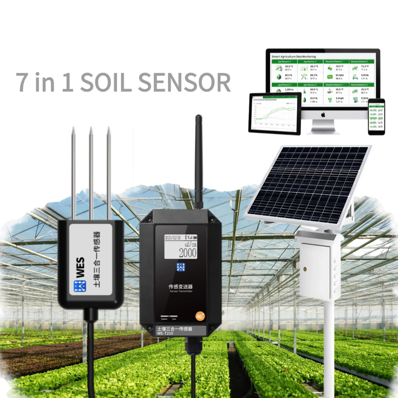 Agriculture Farming Hand Tools - Soil Testing Kit Moisture Sensor 7in1