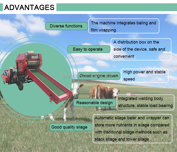 2026 SELL 2026 Full Automatic  - đánh giá và giá Silage Baler Machine