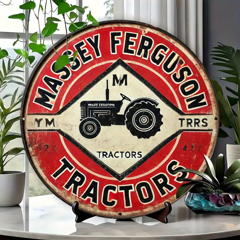 Vintage Massey Ferguson Tracto - đánh giá và giá Farming Agriculture Logo