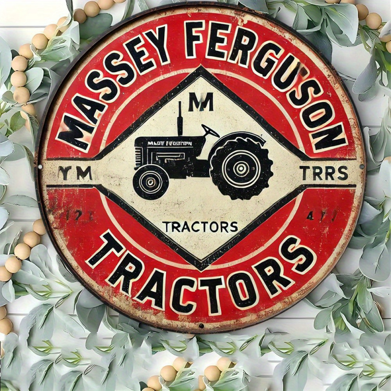 Vintage Massey Ferguson Tracto - đánh giá và giá Farming Agriculture Logo