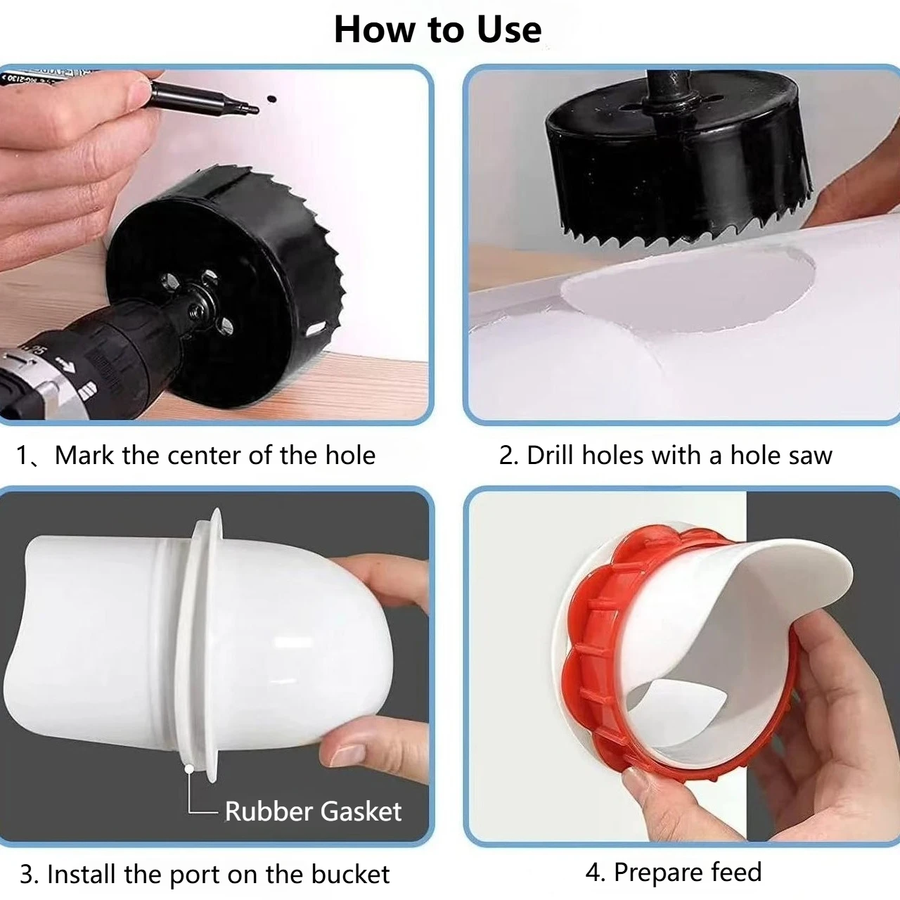 Chicken Feeders No Waste, DIY  - đánh giá và giá Chicken Nipple Drinker