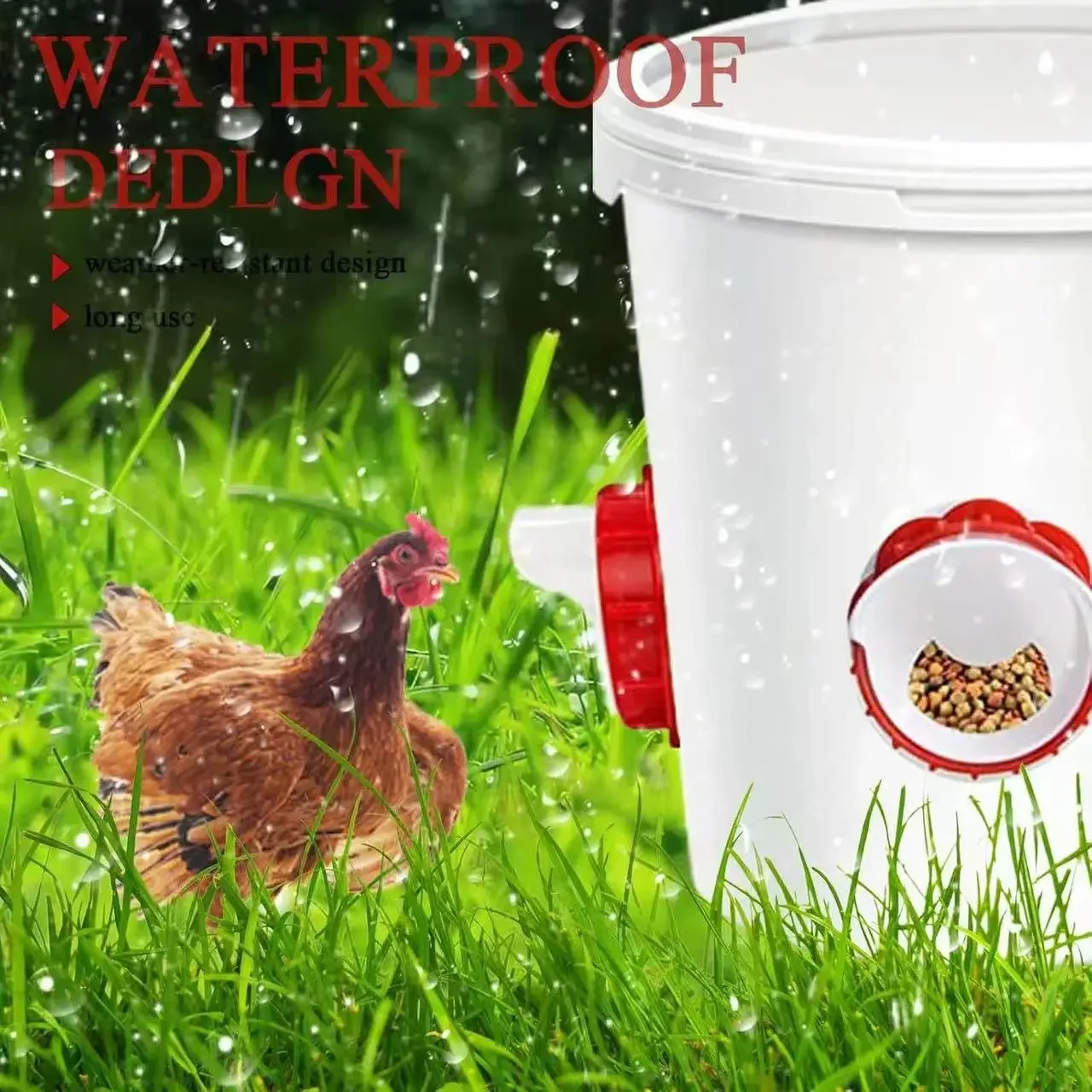 Chicken Feeders No Waste, DIY  - đánh giá và giá Chicken Nipple Drinker