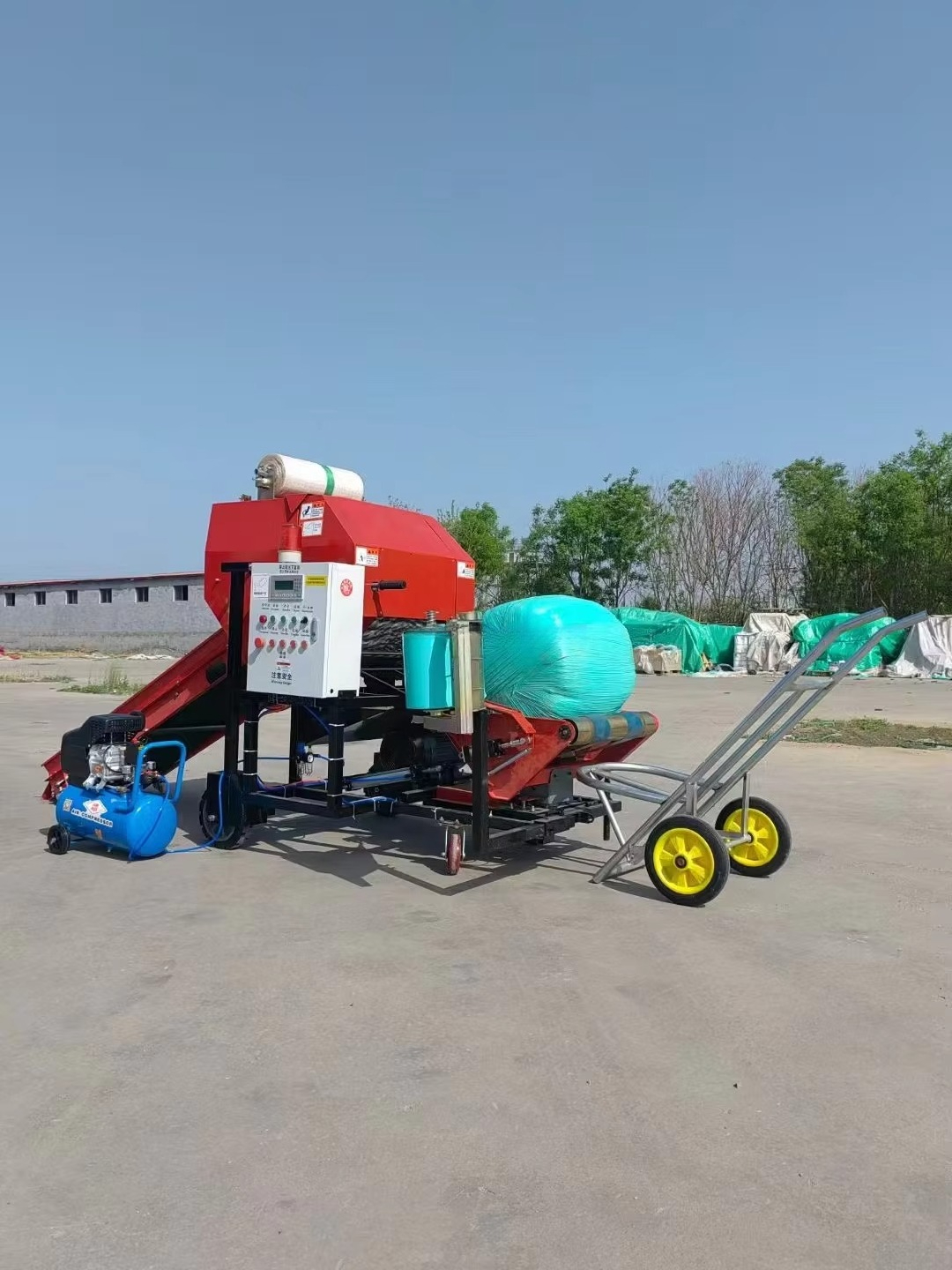 Agricultural Baler Machine Tra - đánh giá và giá Silage Baler Machine