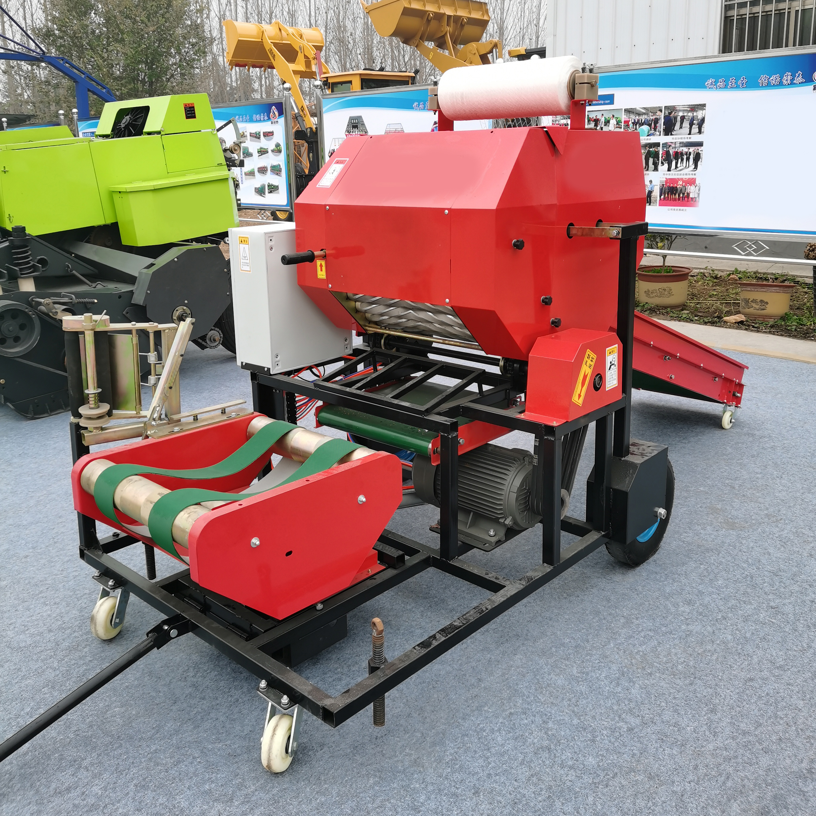 Green Storage Corn Stalk Baler - đánh giá và giá Silage Baler Machine