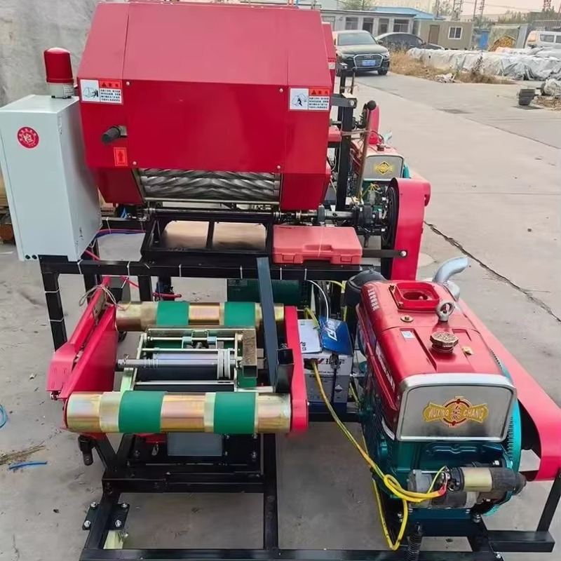 2024 Full Automatic Di esel En - đánh giá và giá Silage Baler Machine